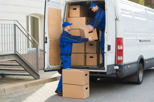 Business storage unit in Battersea with organised commercial items