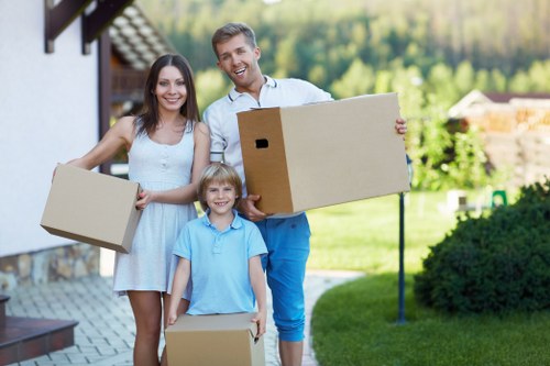 Customer booking self storage unit in Battersea